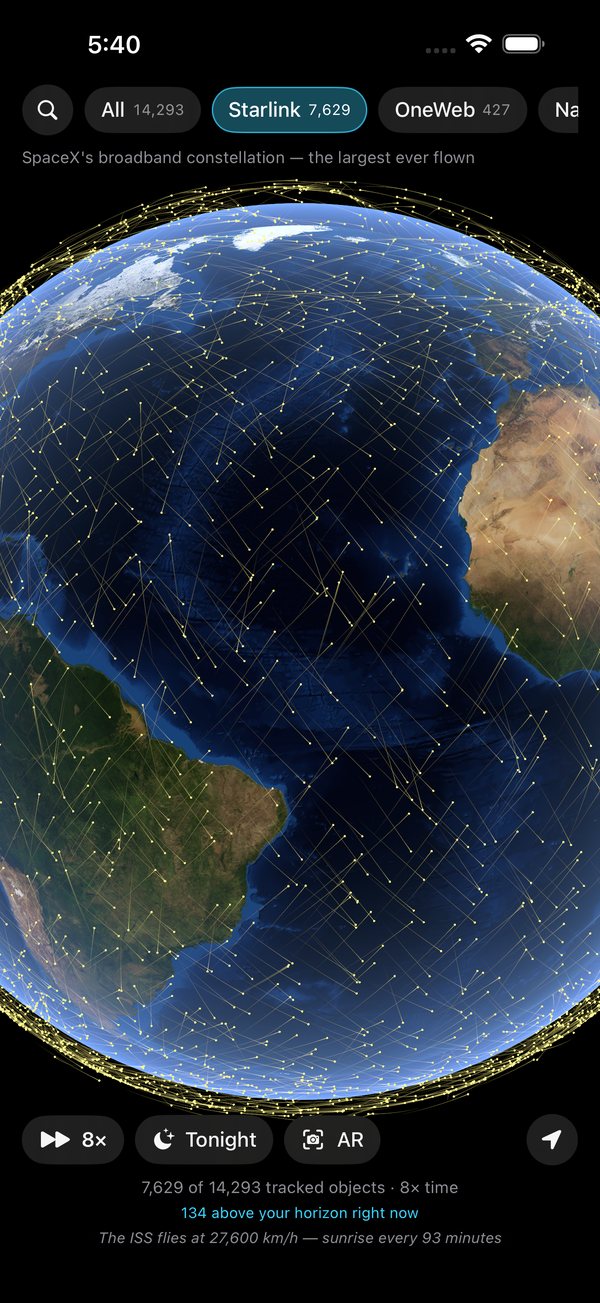 Satellite Tracker screenshot 1